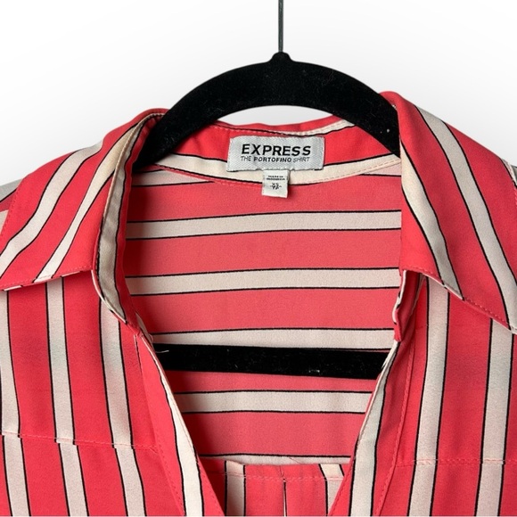 Express The Portofino Striped Shirt XS - Picture 3 of 4